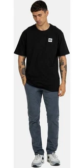REELL Stoffhose Flex Tapered Chino Schwarz/Grün/Hellblau
