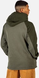 REELL Kapuzenpullover Double Hoodie Khaki/Dunkelgrün/Braun/Grün