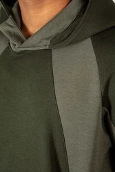REELL Kapuzenpullover Double Hoodie Khaki/Dunkelgrün/Braun/Grün