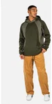 REELL Kapuzenpullover Double Hoodie Khaki/Dunkelgrün/Braun/Grün