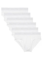 Marc O'Polo Slip Essentials (6er Pack) Grau/Weiß/Creme/Hellgrau