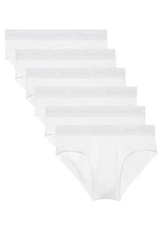 Slip 6er Pack Essentials (Spar-Set, 6-St) Slip / Unterhose - Baumwolle - Ohne Eingriff - Atmungsaktiv