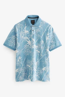 Next Poloshirt mit Geoprint