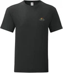 Fruit of the Loom Rundhalsshirt Vintage Small Logo Print Dunkelgrau/Schwarz/Grau/Mischfarben