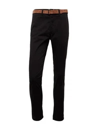 Stoffhose Slim Chino with belt, Black