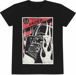 Star Wars T-Shirt Vader Frame Braun/Grau/Schwarz/Dunkelrot/Rot
