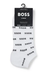 BOSS Freizeitsocken 2P AS Allover CC mit Logostickereien 