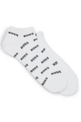 BOSS Freizeitsocken 2P AS Allover CC mit Logostickereien 