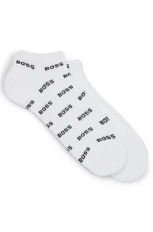 BOSS Freizeitsocken 2P AS Allover CC mit Logostickereien