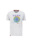Alpha Industries T-Shirt Dark Side Grau/Rot/Weiß/Blau