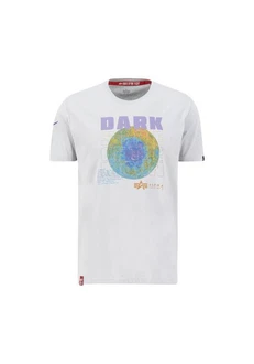 Alpha Industries T-Shirt Dark Side Grau/Rot/Weiß/Blau