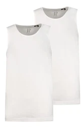 JP1880 T-Shirt Tank Top 2er-Pack (2-tlg) Weiß/Schwarz/Creme/Silber