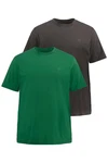 JP1880 Basic T-Shirt 2er-Pack Dunkelgrün/Grün JP1880 Basic T-Shirt 2er-Pack Dunkelgrün/Grün