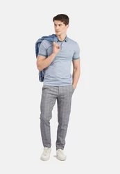 Lawrence Poloshirt atmungsaktiv Grau