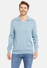 Strickpullover Pollover Mit Polokragen