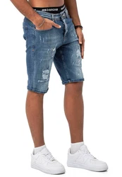 RedBridge Jeansshorts Herren Jeans Shorts Kurze Hose Denim 
