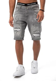 Jeansshorts Red Bridge Herren Jeans Shorts Kurze Hose Denim fetziger Look
