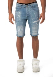 RedBridge Jeansshorts Herren Jeans Shorts Kurze Hose Denim 