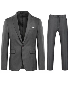 Allthemen Anzug zweiteiliger Businessanzug Slim Fit