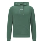 HUGO Hoodie Linked Hoodie mit Kängurutasche Grün/Dunkelgrün