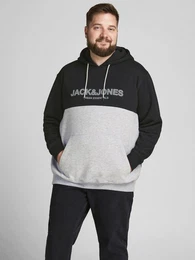 Plus Hoodie Herren Pullover bergre Sweater JJEURBAN BLOCKING SWEAT HOOD