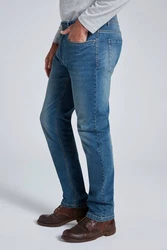 JP1880 5-Pocket Jeans FLEXNAMIC Straight Fit Blau/Hellblau