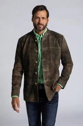 Lederjacke Janker Ziegenveloursleder Tracht bis Gr. 70