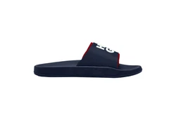 HUGO Nil Slid Badepantolette Dunkelblau/Blau
