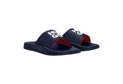 HUGO Nil Slid Badepantolette Dunkelblau/Blau