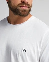 Lee T-Shirt PATCH LOGO TEE Weiß/Creme