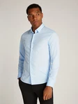 Calvin Klein Businesshemd STRETCH POPLIN SLIM SHIRT Hellblau