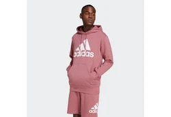 adidas Sportswear Kapuzensweatshirt Essentials French Terry Big Logo Hoodie Rosa/Rot