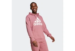 adidas Sportswear Kapuzensweatshirt Essentials French Terry Big Logo Hoodie Rosa/Rot