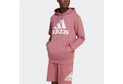adidas Sportswear Kapuzensweatshirt Essentials French Terry Big Logo Hoodie Rosa/Rot