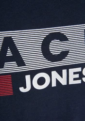Jack & Jones T-Shirt JJECORP LOGO blau/grau/bordeaux/wei