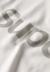 Superdry T-Shirt CORE LOGO CITY LOOSE TEE Weiß/Beige/Khaki/Hellblau
