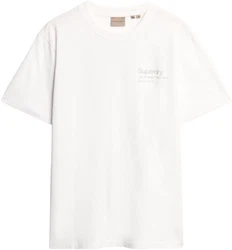 Superdry T-Shirt CORE LOGO CITY LOOSE TEE Weiß/Beige/Khaki/Hellblau