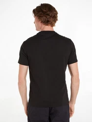 Calvin Klein T-Shirt CUT OUT SHADOW LOGO Schwarz/Hellblau