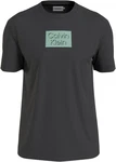 Calvin Klein T-Shirt CUT OUT SHADOW LOGO Schwarz/Hellblau