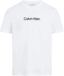 Calvin Klein T-Shirt FLOCK LOGO T-SHIRT schwarz/wei