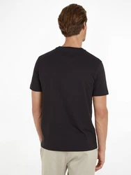 Calvin Klein T-Shirt FLOCK LOGO T-SHIRT Dunkelblau/Schwarz