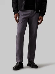 Calvin Klein Herren Hosen 'MODERN TWILL SLIM CHINO' Lila/Dunkelblau/Grau