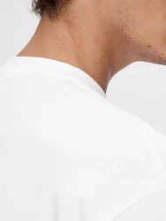 SELECTED HOMME Rundhalsshirt SLHLOOSEOSCAR SS O-NECK TEE NOOS weiß