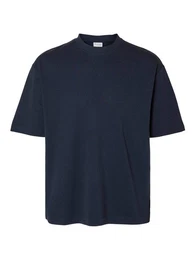 Rundhalsshirt SLHLOOSEOSCAR SS O-NECK TEE NOOS