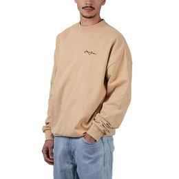 Sweatshirt Script Retro Backprint Crew