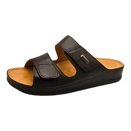 Pantolette Sommerschuh, Schlappen, mit Klettverschlssen, Poolslides