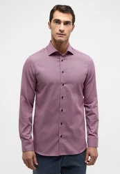 Eterna Langarmhemd SLIM FIT Lila/Rosa