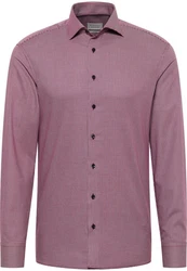 Eterna Langarmhemd SLIM FIT Lila/Rosa