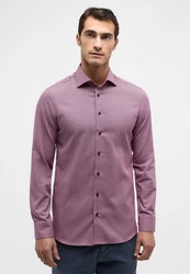 Eterna Langarmhemd SLIM FIT Lila/Rosa