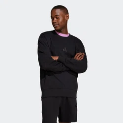 adidas Sportswear Sweatshirt SZN FT CRW Schwarz/Lila